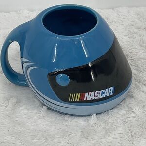 SHERWOOD NASCAR Blue and Black Helmet Mug 2003 NO CHIPS OR CRACKS